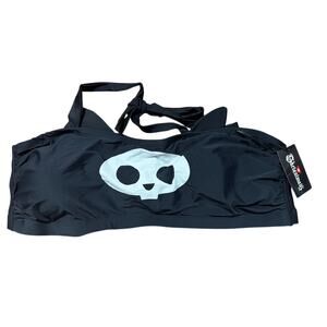 Hot Topic Women's Plus Size Skelanimals Kit Swim Top Bikini Size 5 5X New